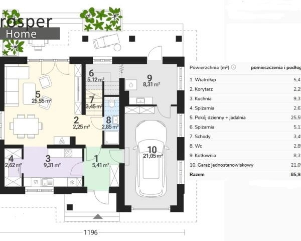 Dom 147m²| 7a | 4 sypialnie | Garaż | 10 min od Rzeszowa| BEZ PCC-4