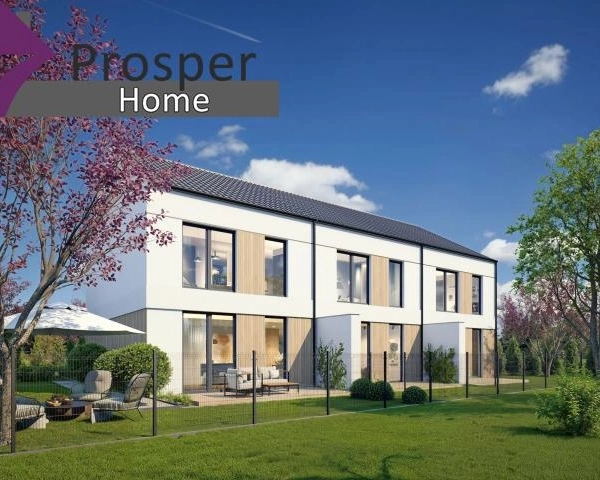 DOMY W ZABUDOWIE SZEREGOWEJ/106M2/OGRÓDEK/GARAŻ/-6