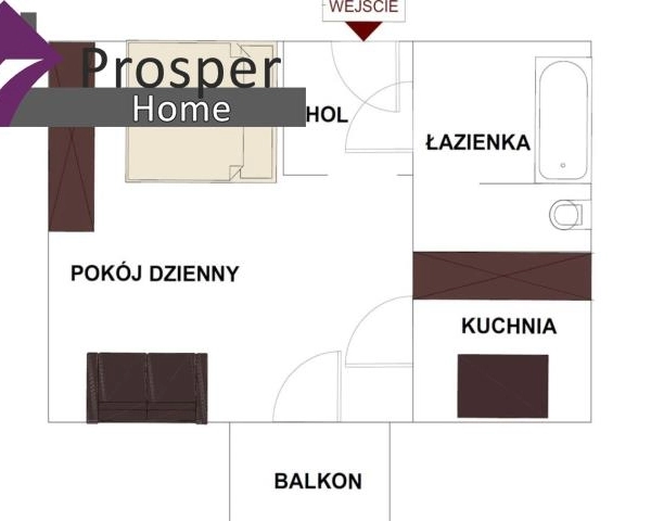 Kawalerka 33m2 ul.Rejtana-7