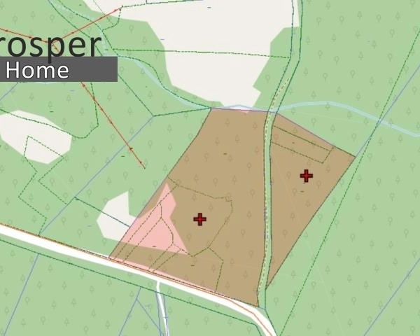 Magiczna działka w lesie ze strumykiem!!!-4