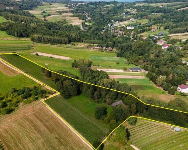 Malownicza działka 2,08ha z drewnianym domem