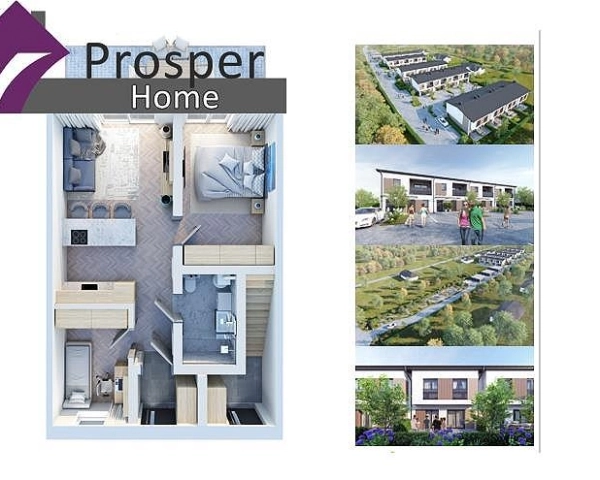 Mieszkanie w stanie deweloperskim-3 pokoje-3