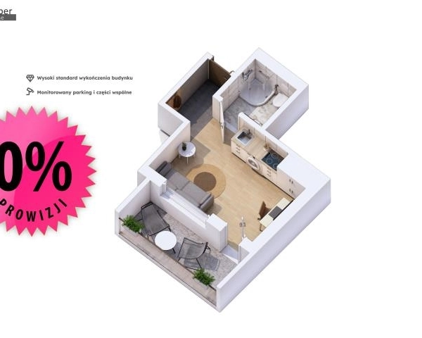 Mikrokawalerki w bliskim sąsiedztwie CENTRUM