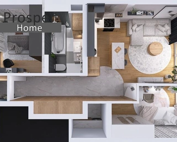 Nowe mieszkanie 3 pokojowe os. Projektant 2mp-2