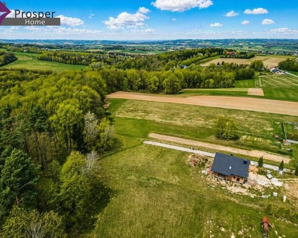Wola Zgłobieńska – działka z projektem domu SALMA-0