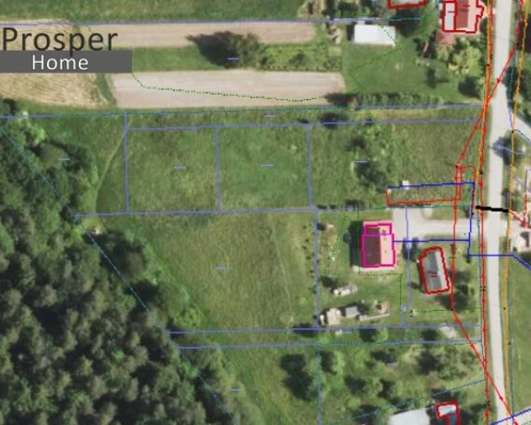 Wola Zgłobieńska – działka z projektem domu SALMA-2