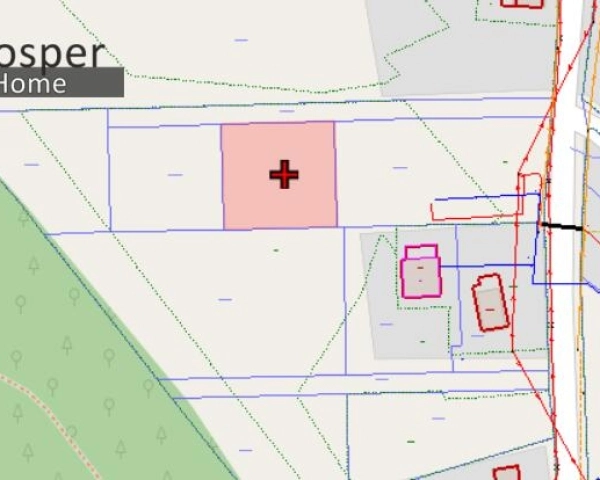 Wola Zgłobieńska – działka z projektem domu SALMA-3
